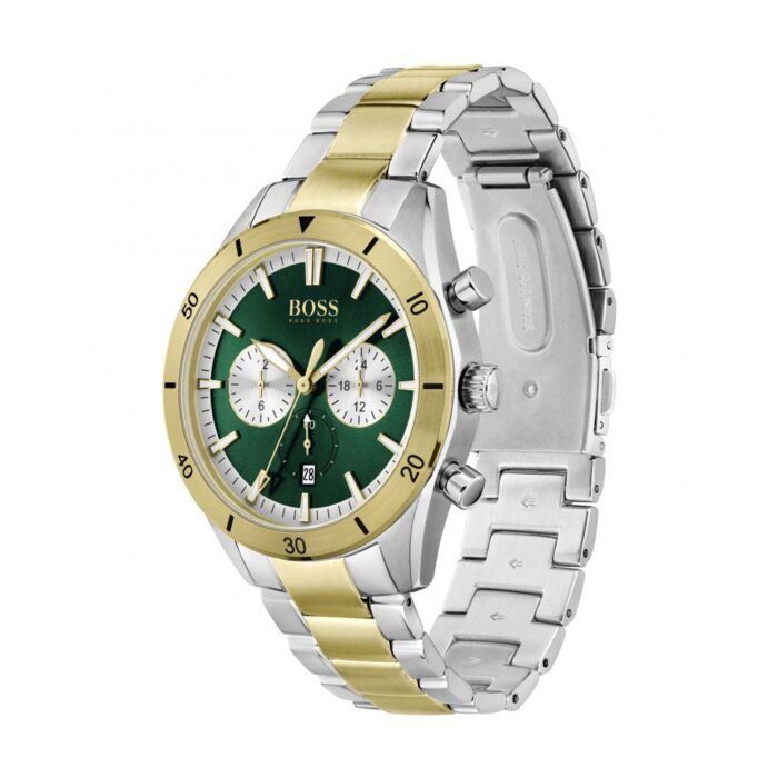 Hugo Boss Men's Santiago Chronograph Green Dial Watch - 1513872 - Image 2
